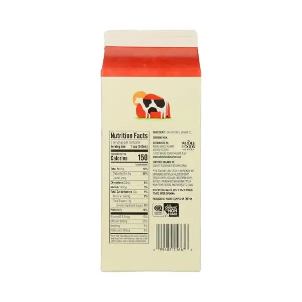 Organic Whole Milk 2