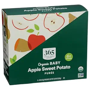 Organic Apple Sweet Potato Baby Food 6pk, 24 OZ