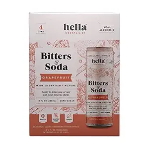 Grapefruit Bitters & Soda 4pk, 12 FZ