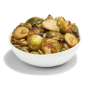 Cider Roasted Brussels Sprouts with Pepitas