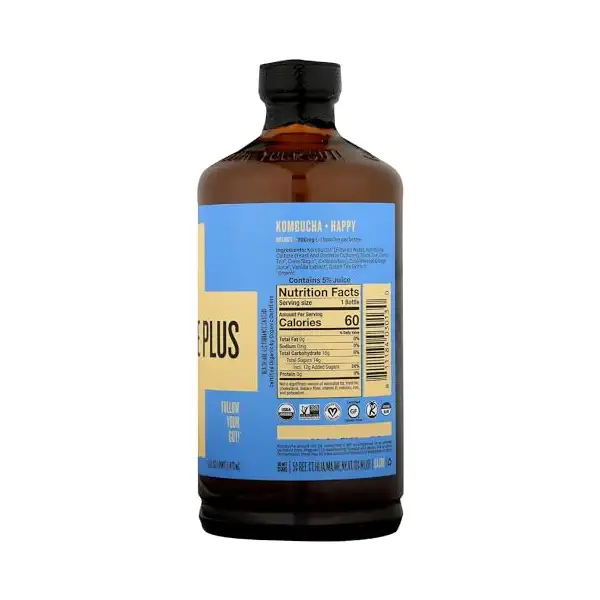Organic Happy Kombucha Plus, 16 FZ 7