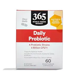 365 Everyday Value Daily Probiotic 5 Billion CFU, 60 ct