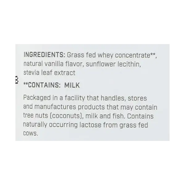 Vanilla Whey Protein Powder Packet, 1.1 OZ 4