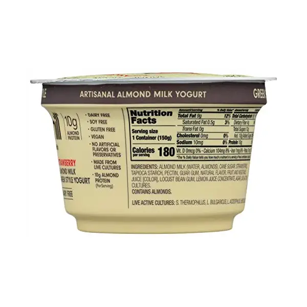 Strawberry Almond Milk Greek Yogurt, 5.3 OZ 2