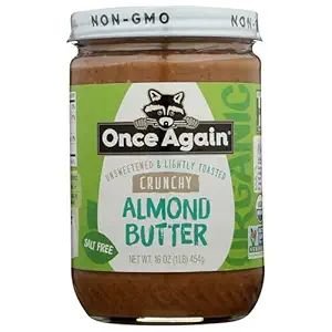 Organic Lightly Toasted Crunchy Almond Butter, 16 OZ