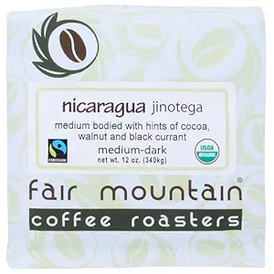 Organic Nicaragua Whole Bean Coffee, 12 OZ