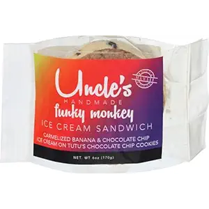Funky Monkey Ice Cream Sandwich, 6 OZ
