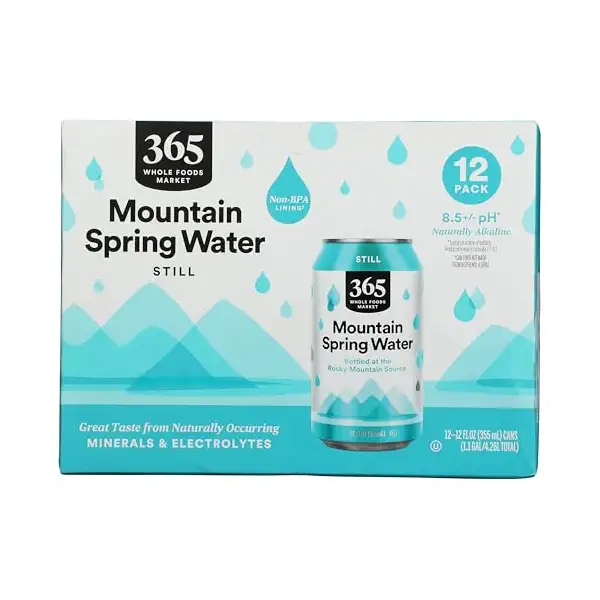 Still Spring Water 12pk Cans, 12 FZ 1