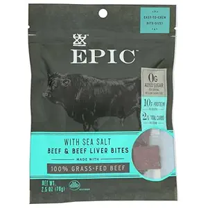 Sea Salt Beef & Beef Liver Bites, 2.5 OZ