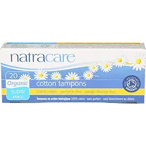 Organic Super Tampon No Applicator, 20 CT