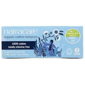 Organic Tampon Reg No Applicator, 20 CT