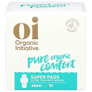 Organic Super Ultra Thin Pads with Wings, 10 CT