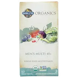 Organic Men's 40 Plus Multivitamin, 60 CT