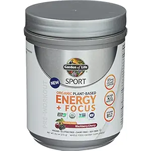 Organic Energy + Focus Blackberry Preworkout, 8.1 OZ