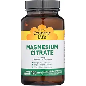 Magnesium Citrate 250 MG, 120 CT