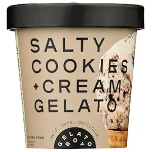Salty Cookies + Cream Gelato, 1 PT