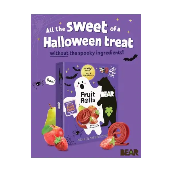Halloween Strawberry Fruit Rolls, 7.05 OZ 2
