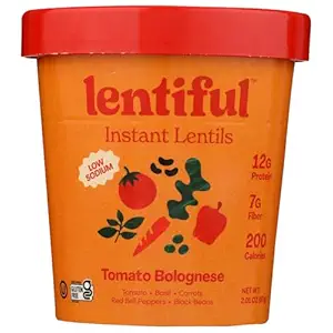 Low Sodium Tomato Bolognese Instant Lentils, 2.01 OZ