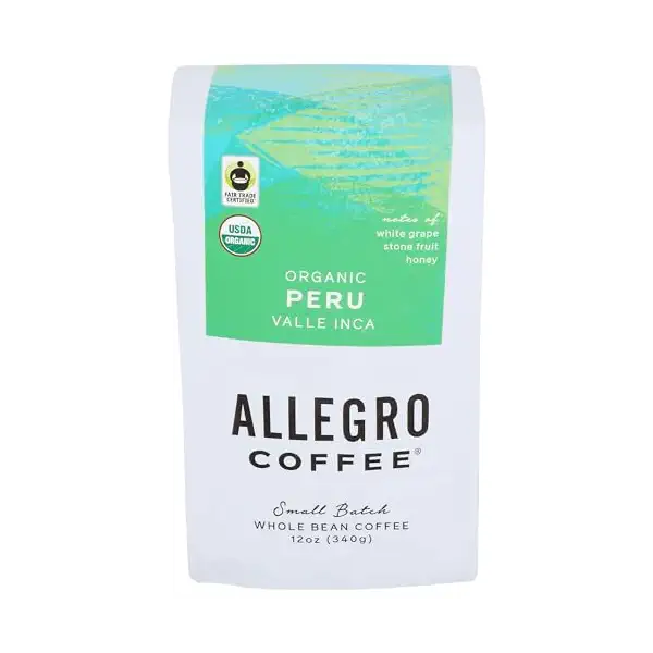 Organic Peru Valle Inca WB Coffee, 12 OZ 1