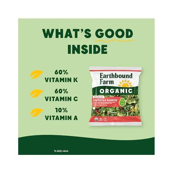 Organic Chipotle Ranch Salad Kit, 5.35 OZ 3