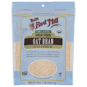 Organic High Fiber Oat Bran, 18 OZ