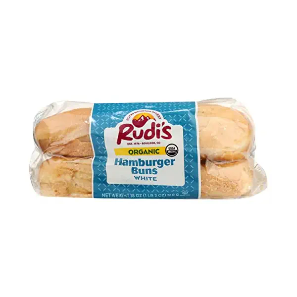 Organic White Hamburger Buns, 18 OZ 8