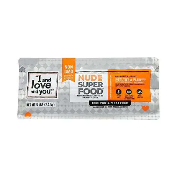 Poultry Nude Food Cat Kibble, 80 OZ 8