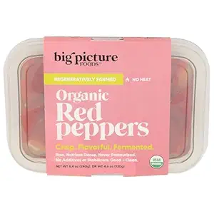 Organic Red Pepper Strips, 8.4 OZ