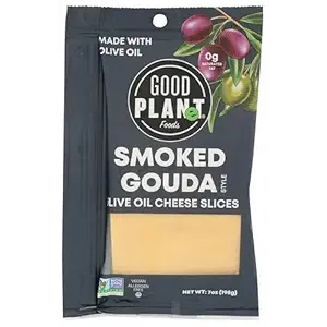 Smoked Gouda Style Olive Oil Cheese Slices, 7 OZ