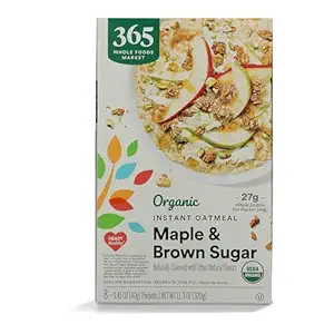 Organic Maple & Brown Sugar Instant Oatmeal 8 Pack, 11.3 OZ
