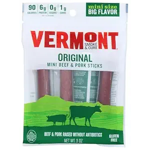 Cracked Pepper Beef & Pork Jerky Stick 6 Pack, 3 OZ