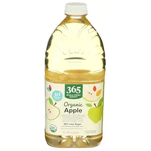 365 by Whole Foods Market, Organic Reduced-Sugar Apple Juice, 64 Fl Oz