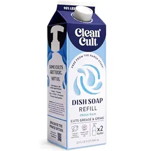 Fresh Rain Aluminium Dish Soap Refill, 32 FZ