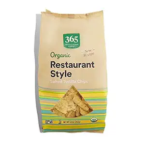 Organic Restaurant Style White Corn Tortilla Chips, 14 OZ
