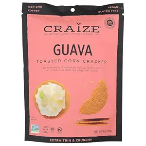 Guava Toasted Corn Crackers, 4 OZ