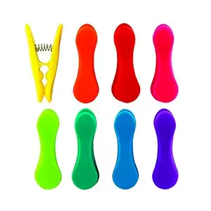 Rainbow Bag Clips 8Ct, 8 CT