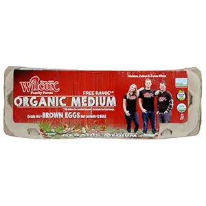 Organic Medium Grade AA Brown Eggs, 12 CT