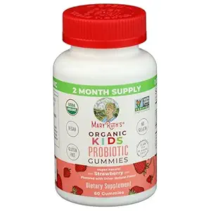 Organic Kids Strawberry Probiotic Gummies, 60 CT