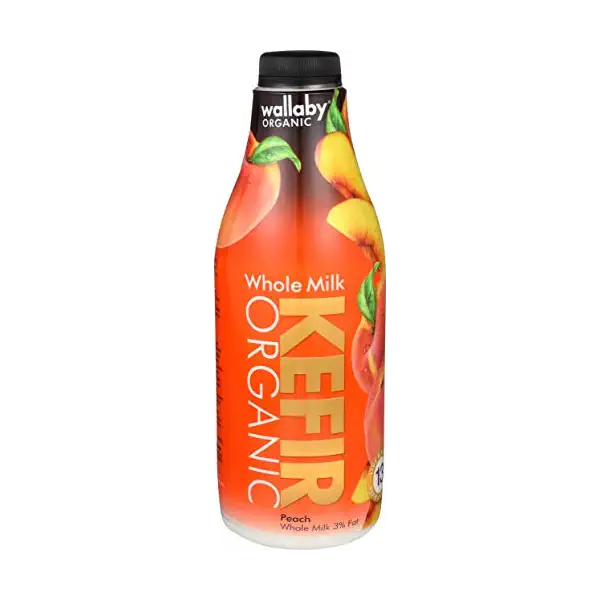 Organic Whole Milk Peach Kefir, 32 FZ 1