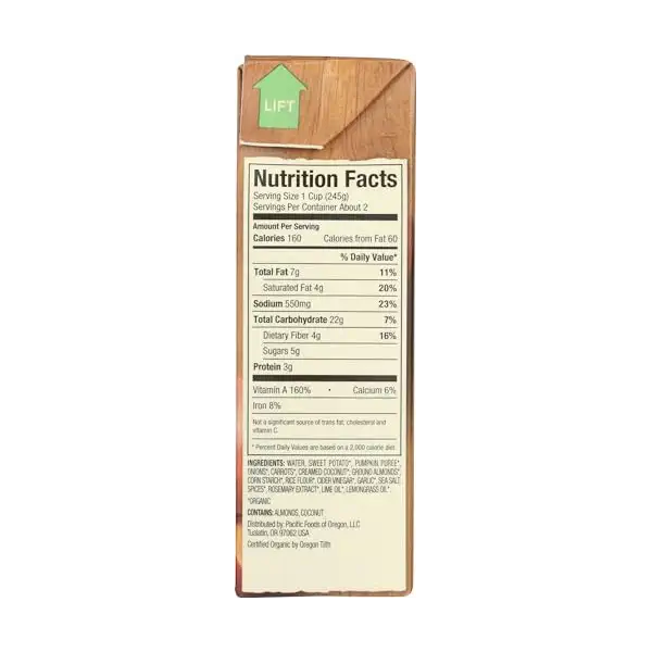 Organic Thai Sweet Potato Soup, 17 OZ 7