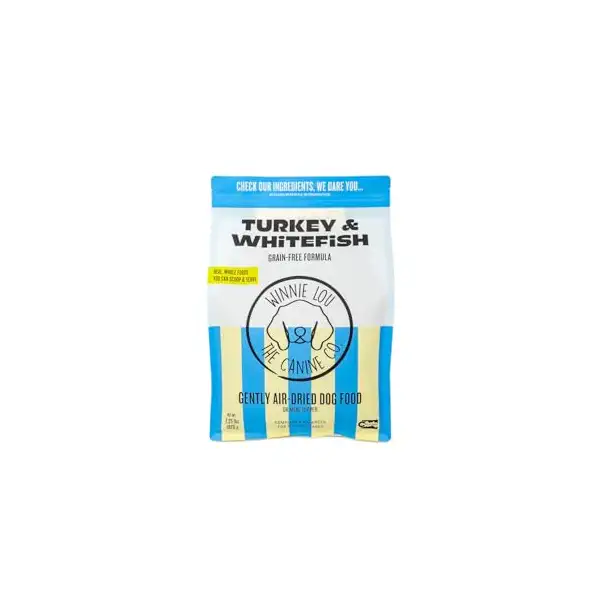 Winnie Lou Whitefish & Turkey Grain-Free Air-Dried Dog Food, 40 OZ 1