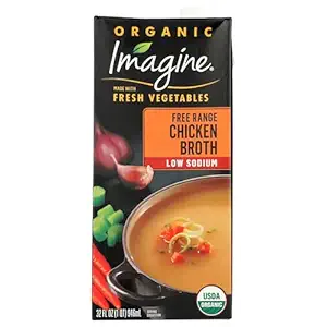 Organic Low Sodium Chicken Broth, 32 FZ