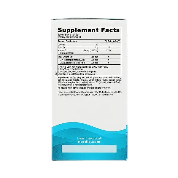 Omega 3 With Vit D Lemon 7