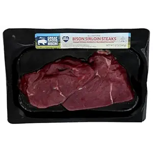 Bison Top Sirloin Steak, 12 OZ