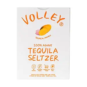 Tropical Mango Spiked Seltzer 355ml 4pk Cans, 355 ML