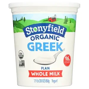 Organic Plain Greek Yogurt, 30 OZ