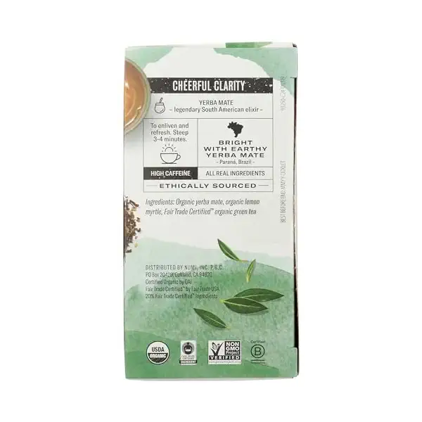 Organic Mate Lemon Green Tea, 18 CT 7