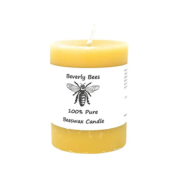 Beeswax Pillar Candle 1