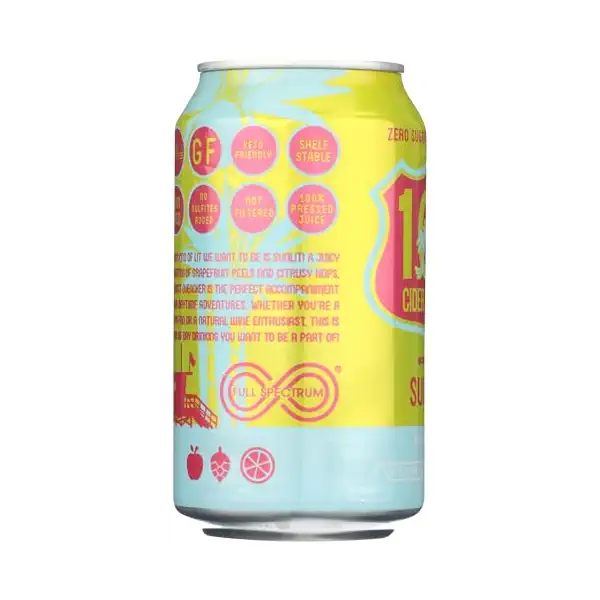 Sunlit Cider 4pk Cans, 12 FZ 6