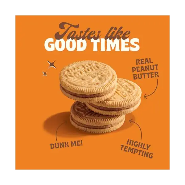 Peanut Butter Creme Sandwich Cookies, 8.25 OZ 3